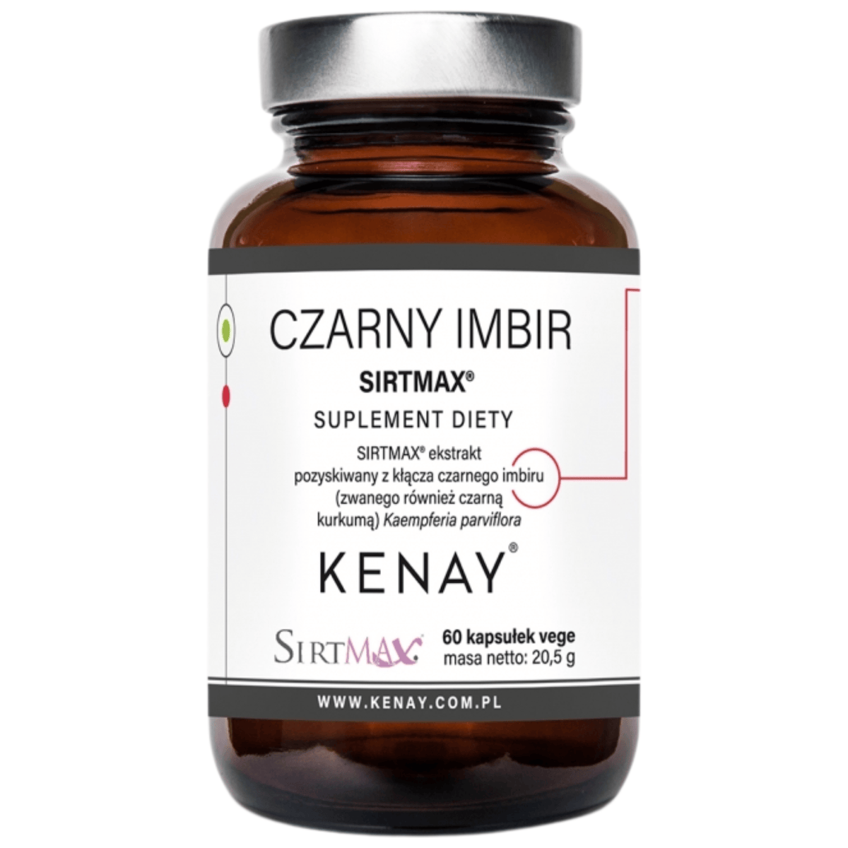 Kenay Black Ginger Sirtmax - 60 Capsules