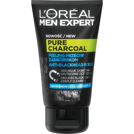 L'Oréal Paris Men Expert Pure Charcoal Black Face Peeling - 100 ml