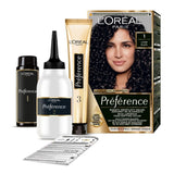 L'Oréal Paris Preference Hair Colour, 1 Napoli, Black