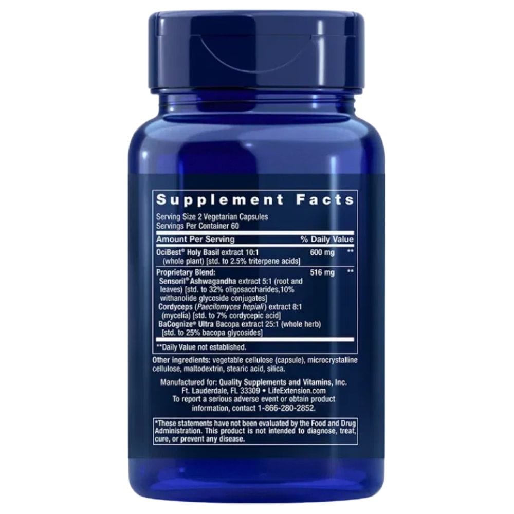 Life Extension Adrenal Energy Formula - 120 Capsules