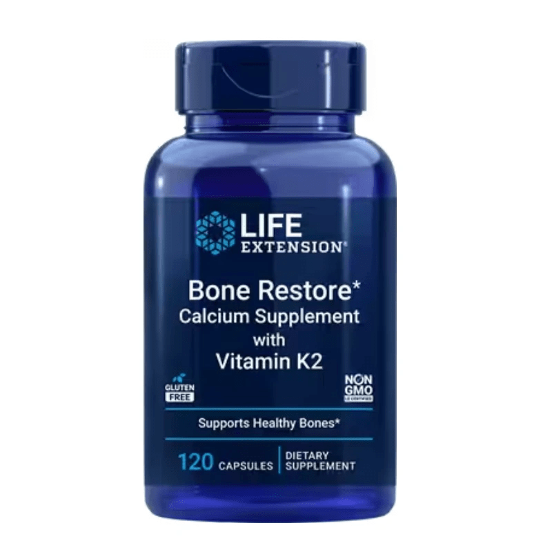 Life Extension Bone Restore with Vitamin K2 - 60 Tablets
