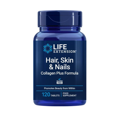 Life Extension Hair, Skin & Nails Collagen Plus Formula  EU - 120 Tablets