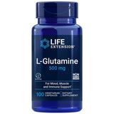 Life Extension L-Glutamine 500 mg - 100 Veg Capsules