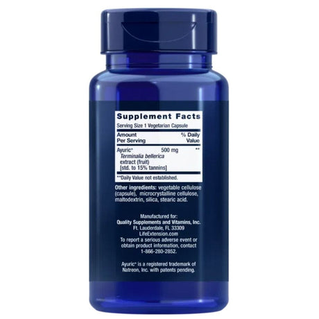 Life Extension Uric Acid Control 100 mg - 60 Veg Capsules