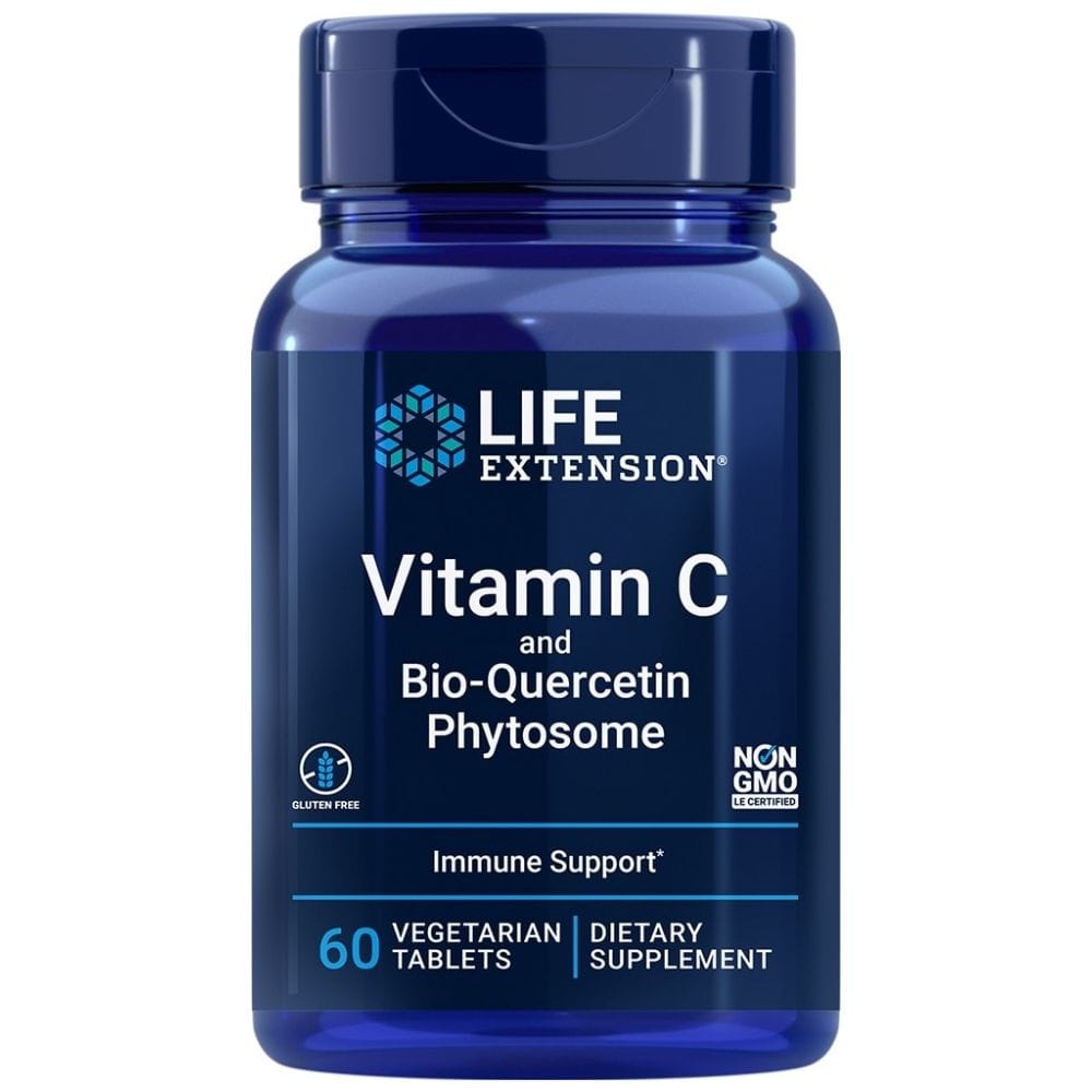 Life Extension Vitamin C and Bio-Quercetin - 60 Tablets