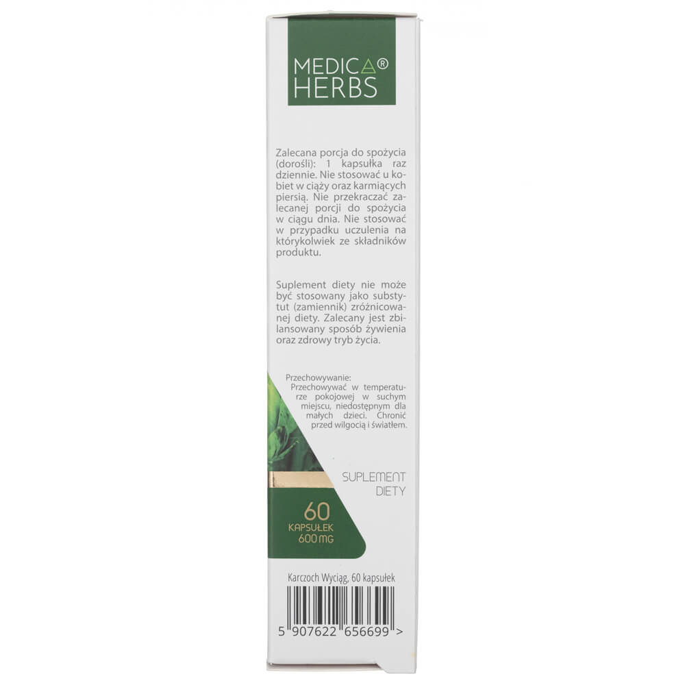 Medica Herbs Artichoke  - 60 Capsules