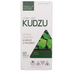 Medica Herbs Kudzu Root 600 mg - 60 Capsules