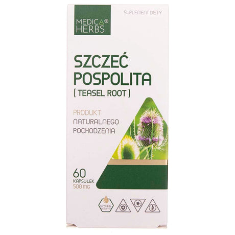 Medica Herbs Teasel Root 550 mg - 60 Capsules