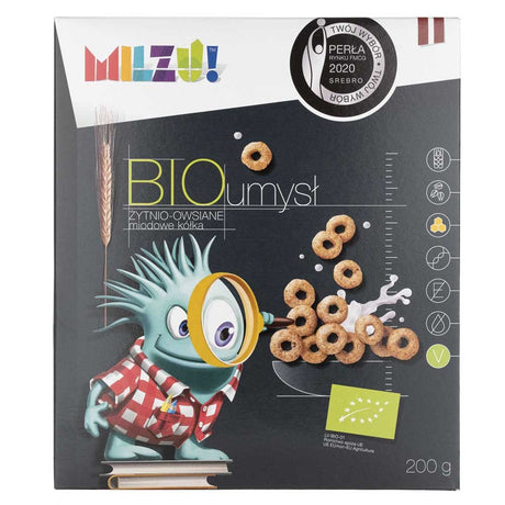 Milzu Honey Rye & Oatmeal Circles BIO - 200 g