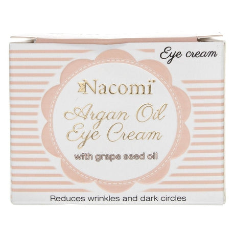 Nacomi Argan Eye Cream with Grape Seed Oil - 15 ml