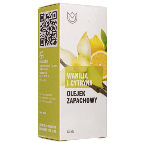 Naturalne Aromaty Fragrance Oil Vanilla and Lemon - 12 ml