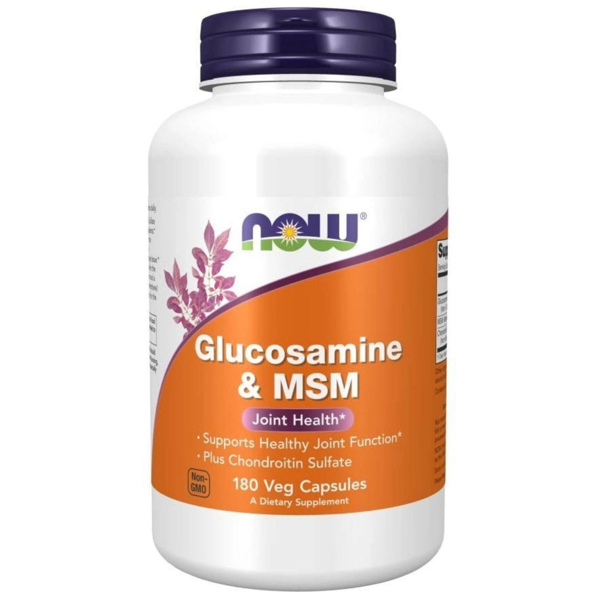 Now Foods Glucosamine and MSM - 180 Capsules
