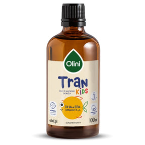 Olini Cod Liver Oil for Kids, Orange - 100 ml