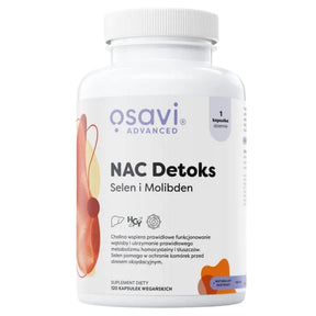 Osavi NAC Detox, Selenium and Molybdenum - 120 Capsules