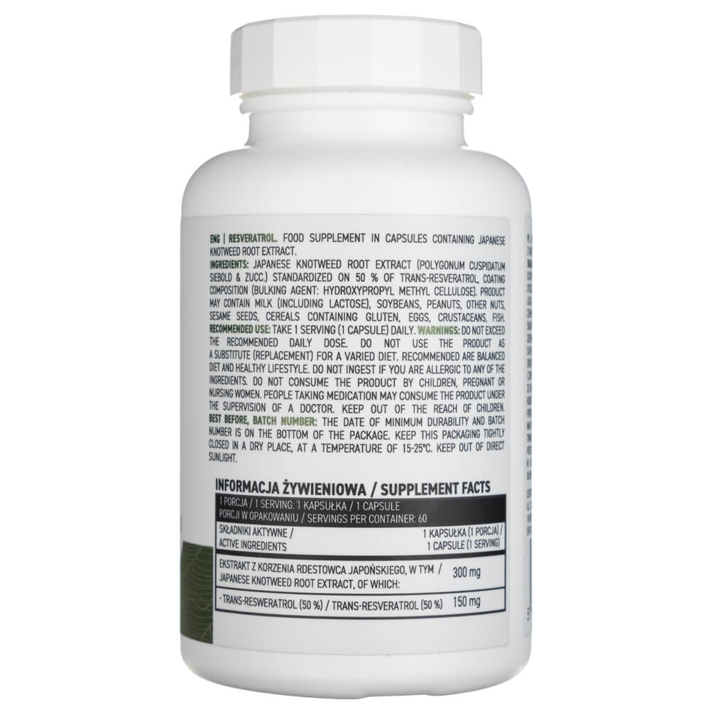 Ostrovit Resveratrol VEGE - 60 Capsules