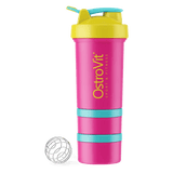 OstroVit Shaker Premium, Yellow-Pink - 450 ml