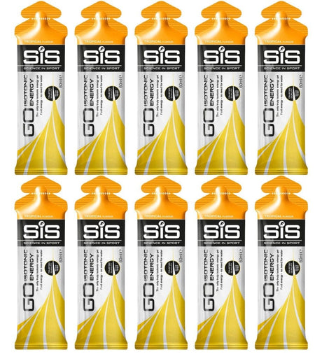 SIS GO Isotonic Energy, Tropical Fruit - 60 ml x 10 pieces