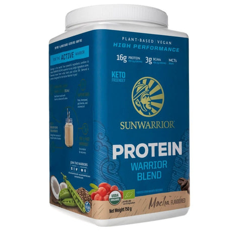 Sunwarrior Warrior Blend Protein, Mocha, USA - 750 g