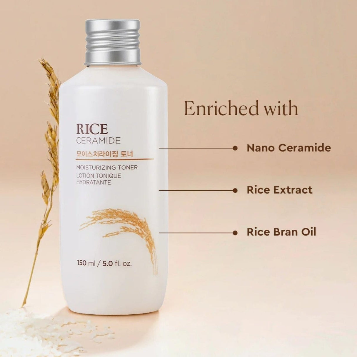 The Face Shop Rice Ceramide Moisturizing Toner - 150 ml
