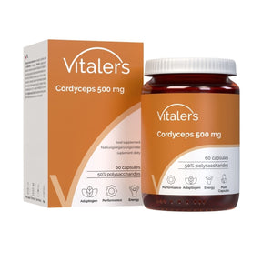 Vitaler's Cordyceps (Chinese Caterpillar Fungus) 500 mg - 60 Capsules