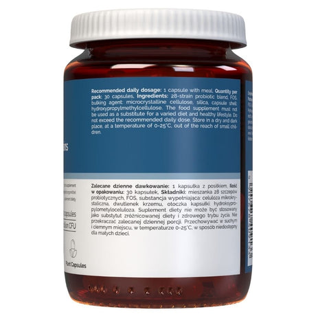 Vitaler's Probiotic 28 Strains with FOS - 30 Capsules