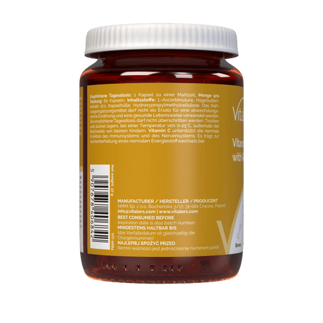 Vitaler's Vitamin C with Rosehip 1000 mg - 60 Capsules