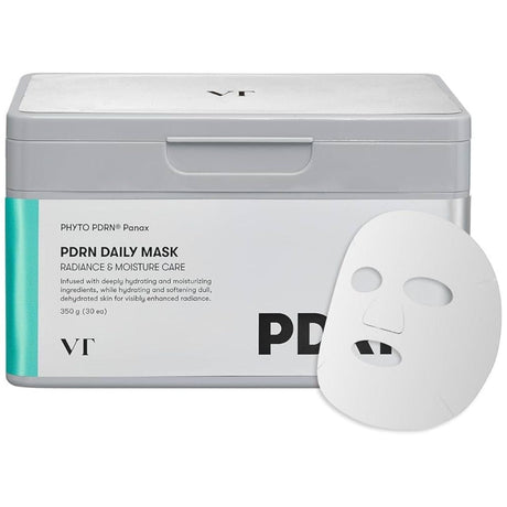 VT Cosmetics PDRN Daily Mask, Moisturising and Brightening – 30 Pieces