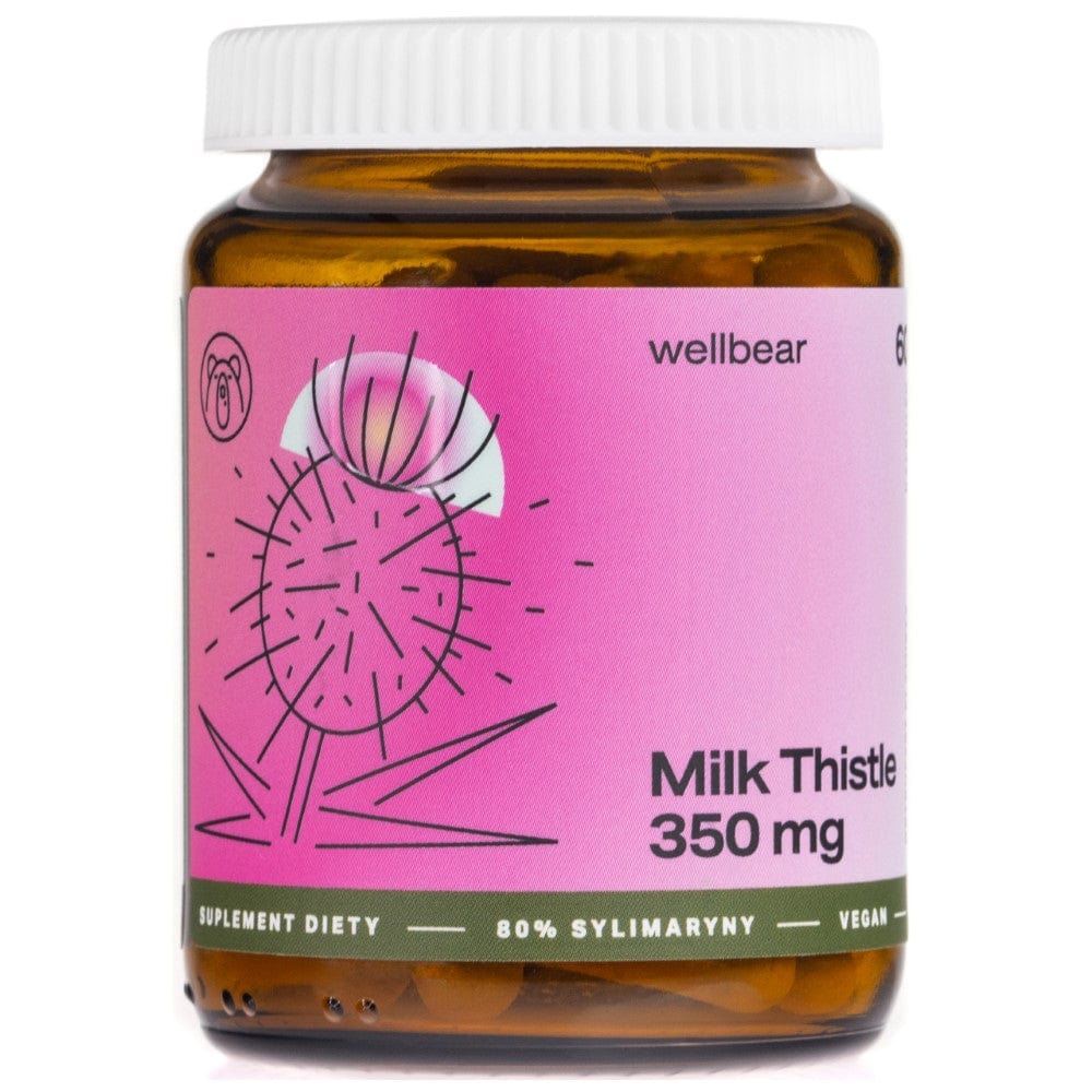 Wellbear Milk Thistle 350 mg - 60 Capsules