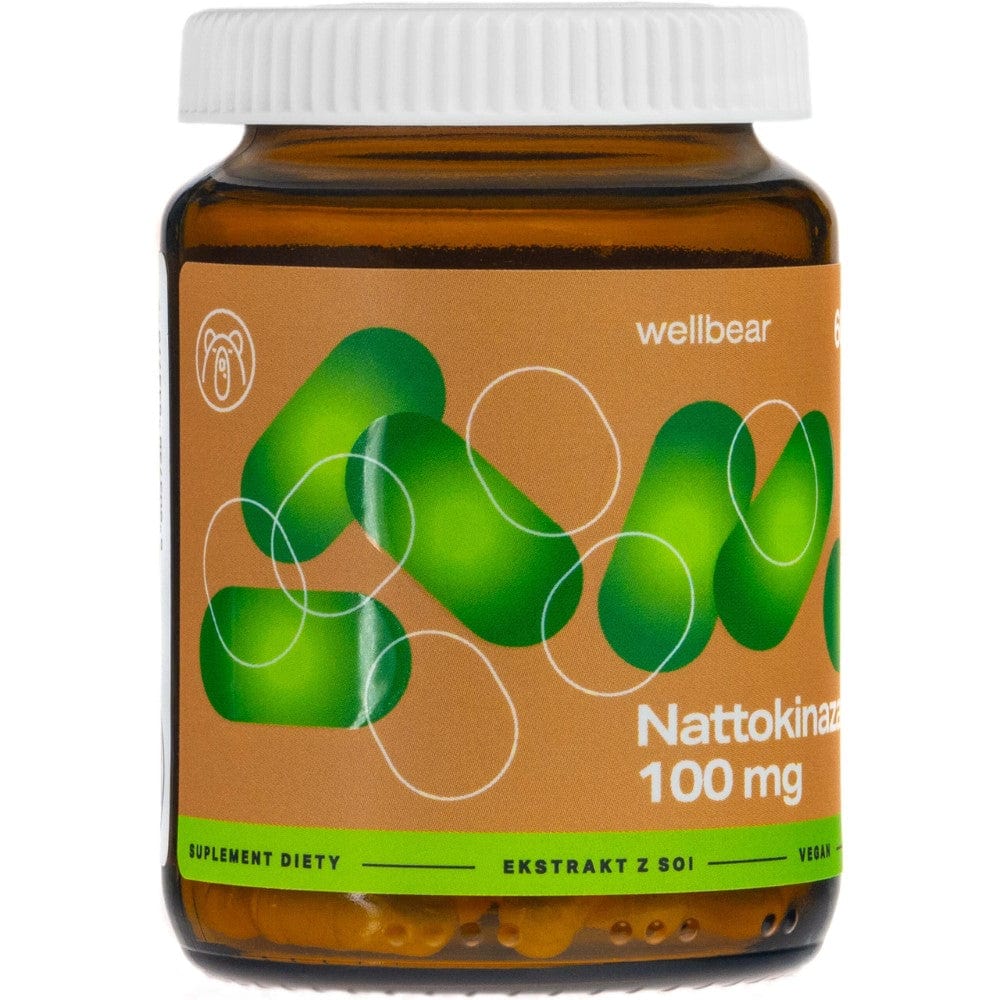 Wellbear Nattokinase 100 mg - 60 Capsules