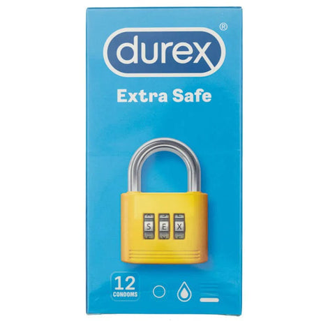 Durex Extra Safe Thicker Condoms - 12 pieces