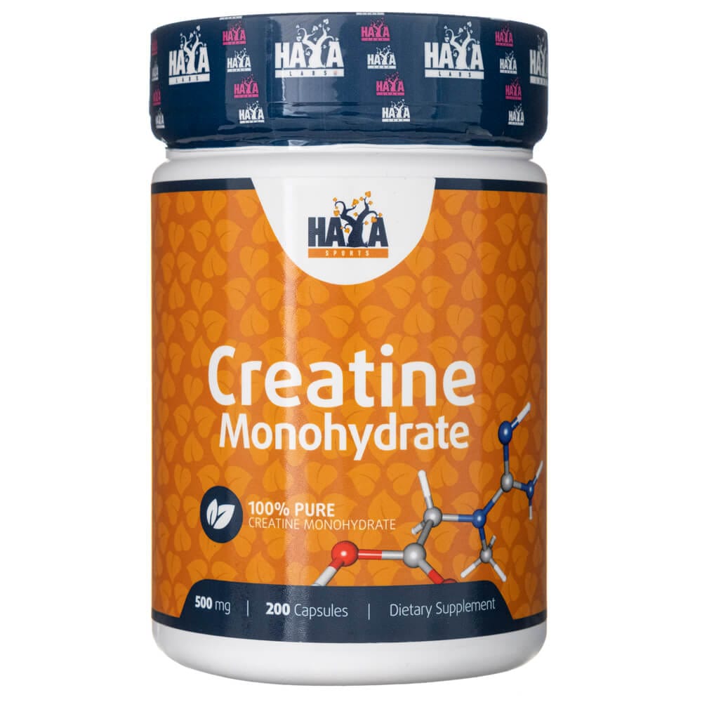 Haya Labs Creatine Monohydrate 500 mg - 200 Capsules