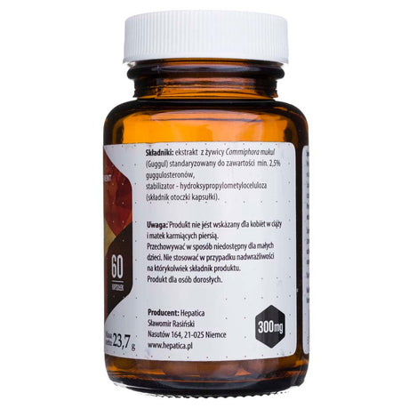 Hepatica Guggul standardized extract - 60 Veg Capsules