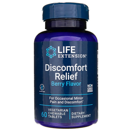 Life Extension Discomfort Relief (Berry Flavor)  - 60 Tablets