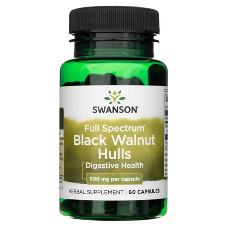 Swanson Full Spectrum Black Walnut Hulls 500 mg - 60 Capsules