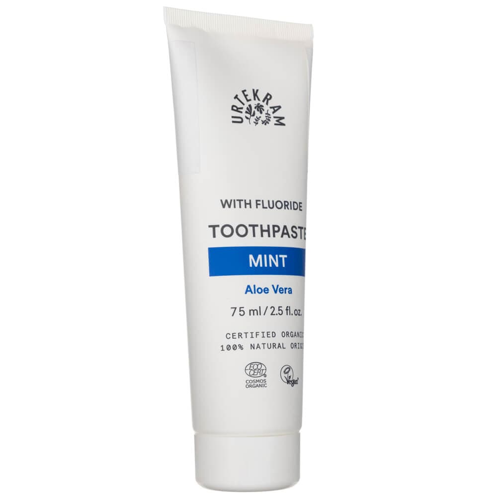 Urtekram Toothpaste with Mint and Aloe Vera - 75 ml